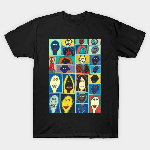 A Collection of Odd Folk T-Shirt by JaySnellingArt